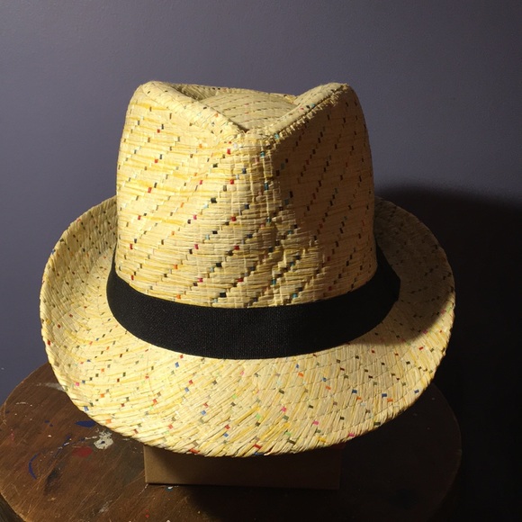 💯 paper woven Trilby Hat NWOT Target short brim cap - Picture 2 of 11
